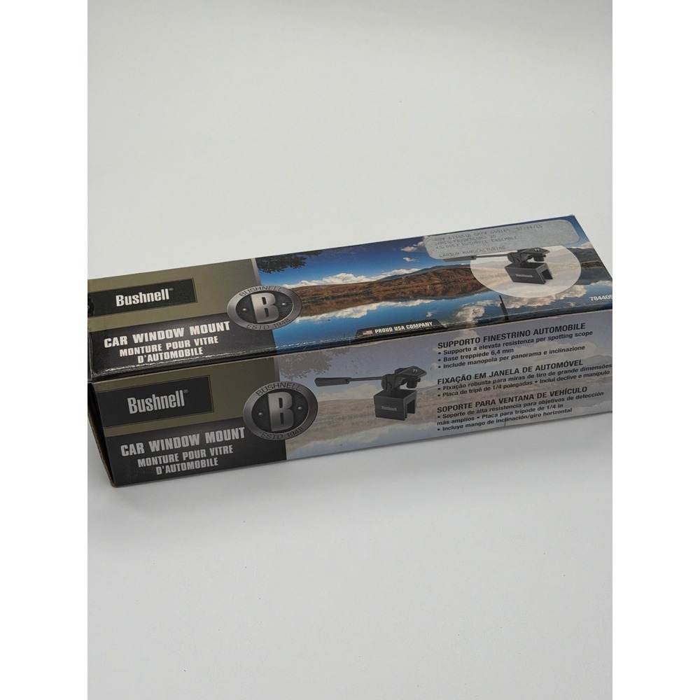Bushnell Car Window Mount 784405 for Spotting Scopes Binoculars Cameras Black
